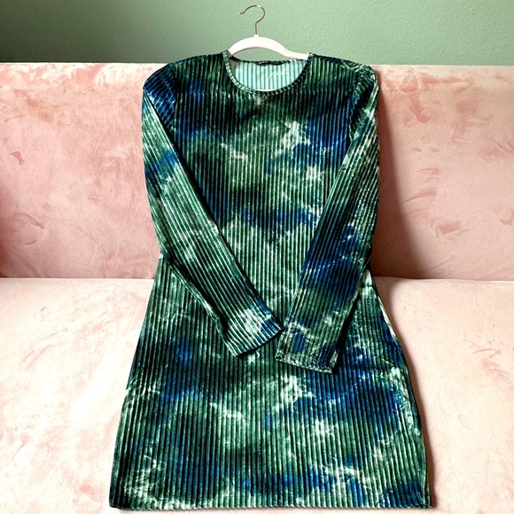 Tie dye velvet dress - Picture 1 of 1